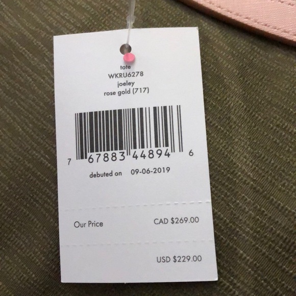 Kate Spade LARGE JOELEY rose gold tote 😍 - Picture 8 of 8